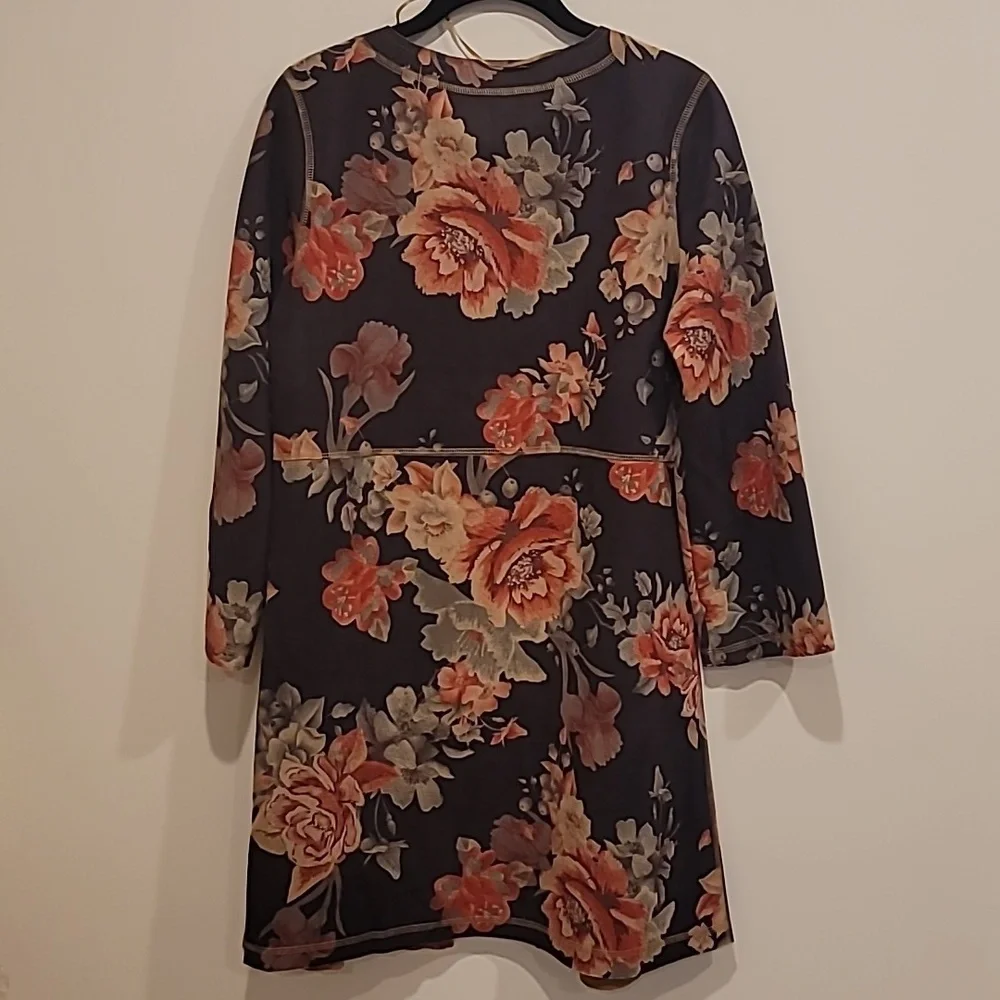 Solitaire Duster Floral, sz S, NWT - Picture 4 of 6